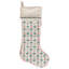 Heidi Embroidered Stocking - White/Red/Turquoise