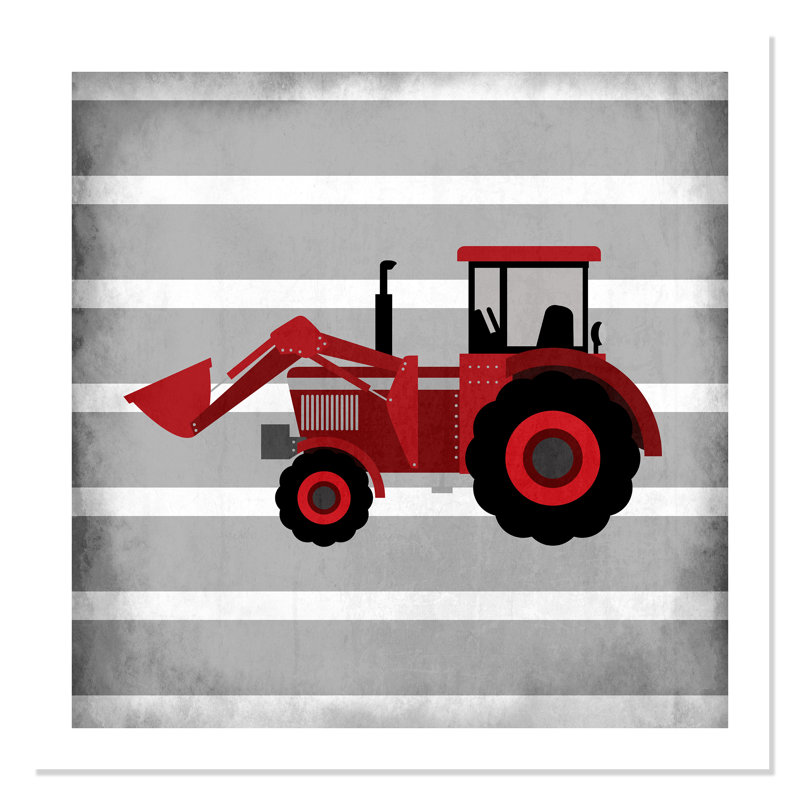 in Red 3' Wall Decal, 36" H x 36" W x 1" D, Paper