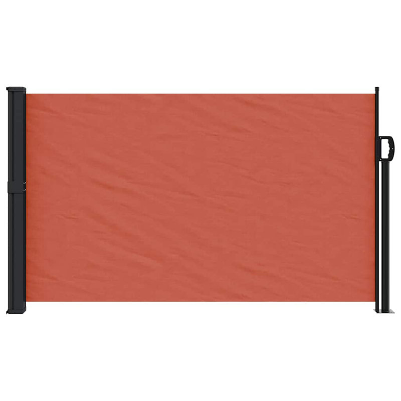 Retractable Side Awning, Terracotta, 140cm H x 600cm W