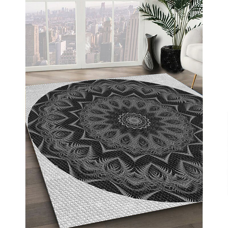 Chenille Washable Indoor Rug, Rectangle 7' x 9'