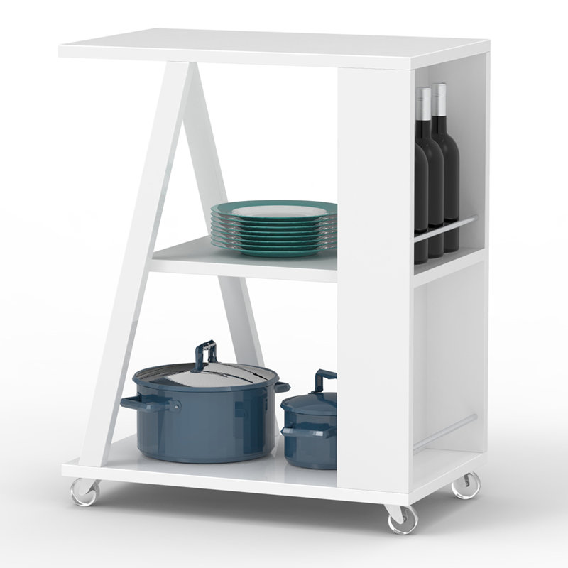Carollo Wood Bar Cart