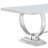 Rectangular Glass Top Dining Table-1755012317