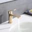 Robinet de lavabo à poignée simple-121292237