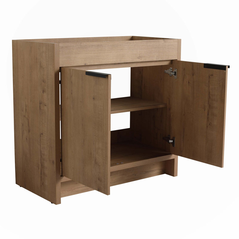 Meuble-lavabo simple 35,00 po avec plateau en céramique Dragelin