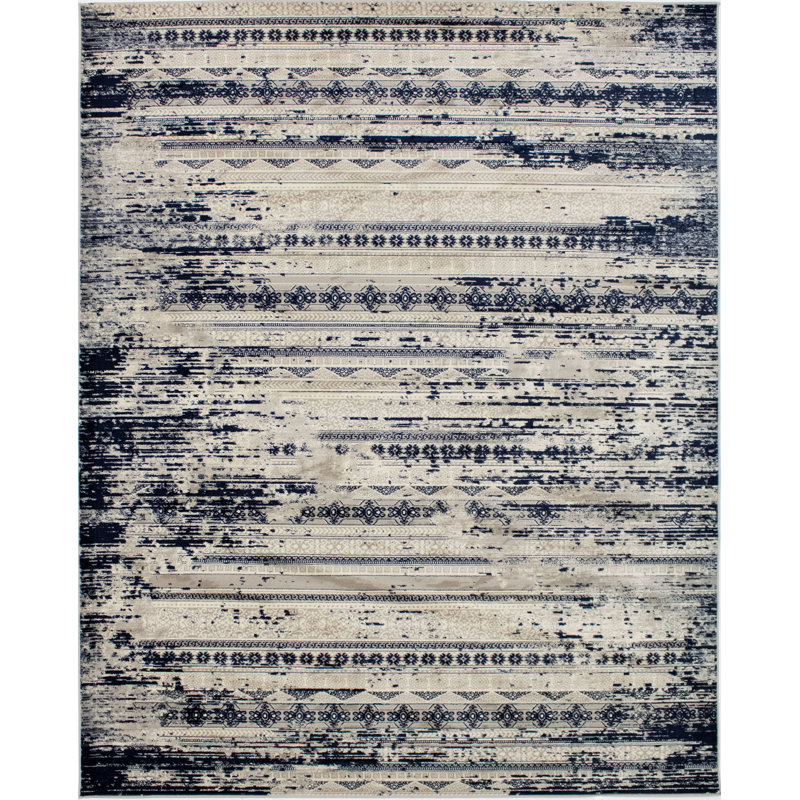 Matias Striped Indoor Rug, Rectangle 7'10" x 10'