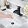 Single-hole Single-handle Bathroom Faucet With Drain Assembly