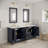 Elizabeth 72" Carrara White Marble Countertop Bath Vanity with Faucet and Mirror-599675538-601787038