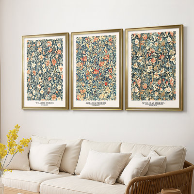 Collection sur toile encadrée personnalisée - 3 pièces