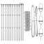 Chain Link Fence With 7 Flanged Posts Galvanised Steel-215825578-215825575