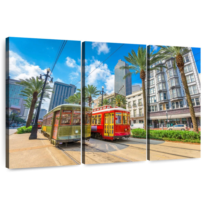 Lignes de métro Sireci New Orleans, H 36 po x l 57 po