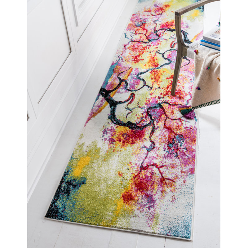 Lorene Floral Indoor Rug, Runner 2' x 6'1"