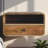 Large Oak-Ish Curve Upper Slot Floating Bedside-590533794