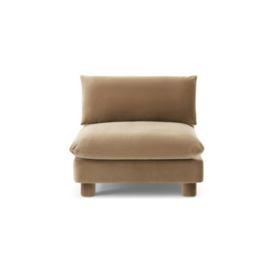 Canapé 4 places The Almond Wind Bayshore | Revêtement Boucle de couleur rouille et fauve | Sièges luxueux et polyvalents | Tissu facile à nettoyer | Parfait pour la famille et les invités.
