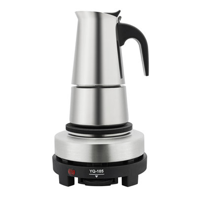 Percolateur pour cafetière en acier inoxydable 4 tasses