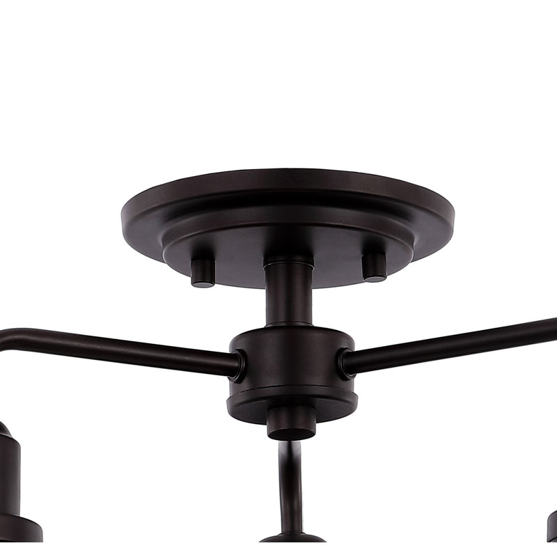 Plafonnier semi-encastré 3 lumières 18,5 po Ilda