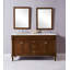 Lexington 60'' Double Bathroom Vanity with Top-963995178-963995175
