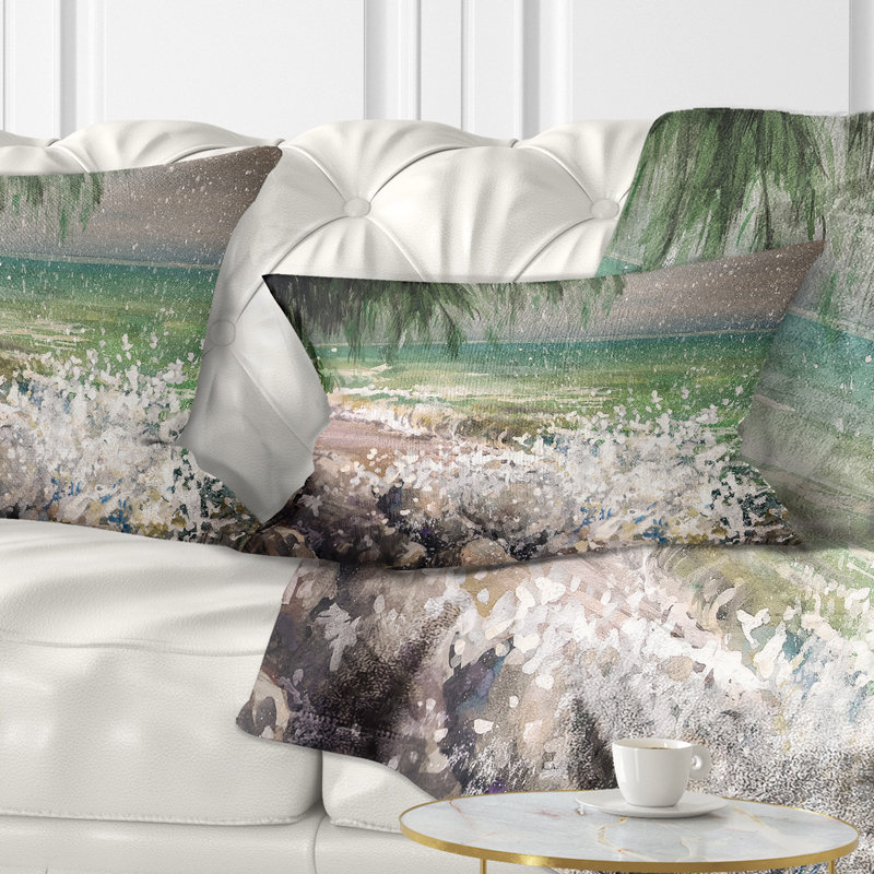 Housse de coussin rectangulaire et insert