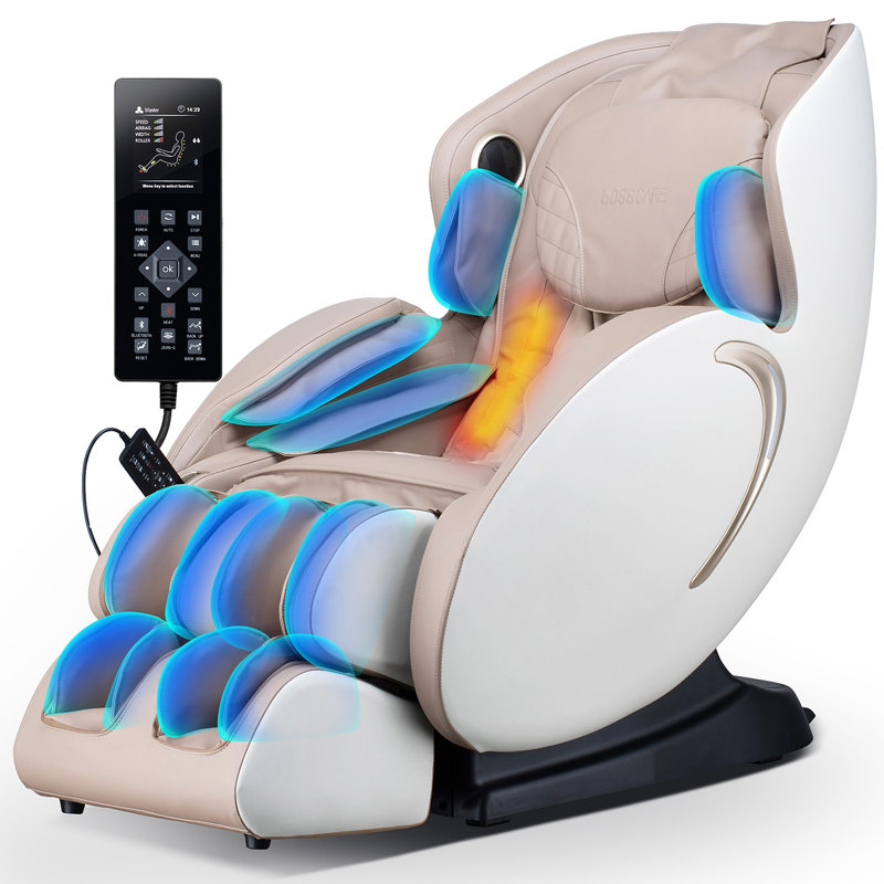 Fauteuil de massage BOSSCARE 3D Zero Gravity, Beige/or