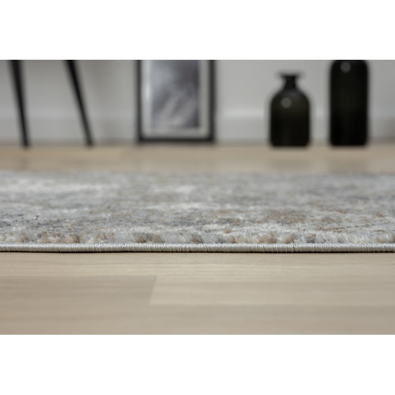 Hazel cream Rug, Rectangle 80 x 150cm