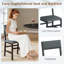 Ensemble de table de salle à manger extensible 4 à 8 pièces Transformer