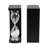 Decorative Hourglass Sand Timer Bookends - Modern Book Ends for Home, Bookshelf, or Desk Decor - Set of 2, 10", Black