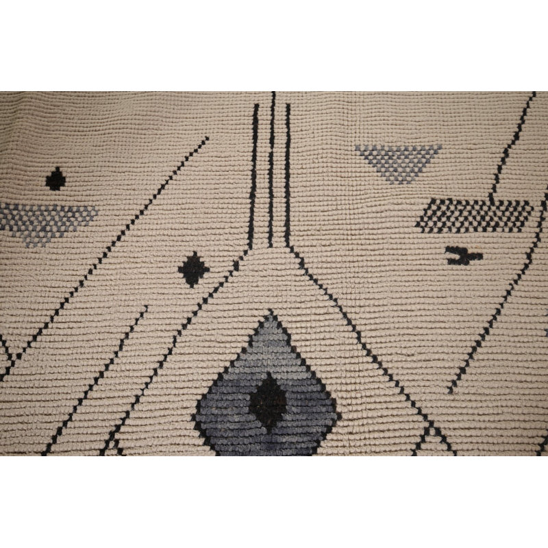Handmade Tribal Wool Moroccan Living Room Area Rug 9x13