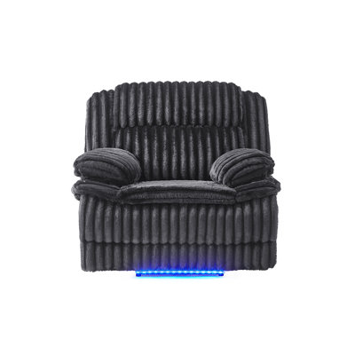 Fauteuil inclinable électrique noir 8686