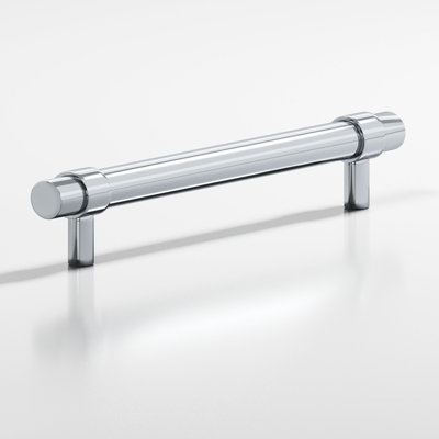 Round Collared Cabinet Pull With Straight Posts