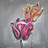 Abstract tulips - 32"x32" art on canvas