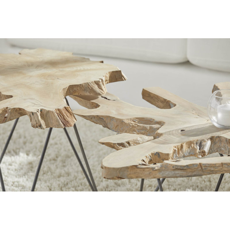 Ensemble de 2 tables basses avec plateau Douglassville