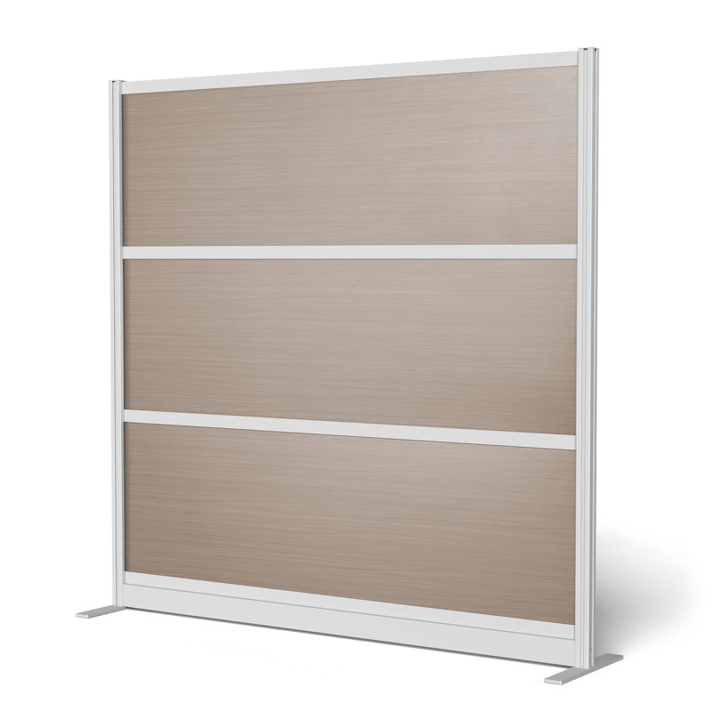 Harmony Oakwood Modular Wall Room Divider System, 70" H x 70" L