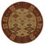 Hand Woven Wool Ikat Area Rug-1166680511