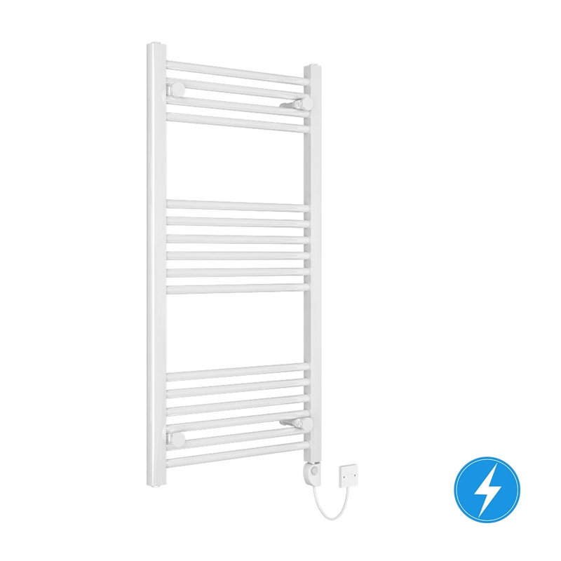 Grieve Straight Towel Rail Heated Towel Rails, White