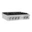 ZLINE 36" Porcelain Gas Stovetop in Fingerprint Resistant with 6 Gas Burners-1744982549
