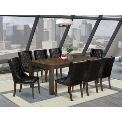 Tawton Rubber Solid Wood Dining Set by Red Barrel Studio