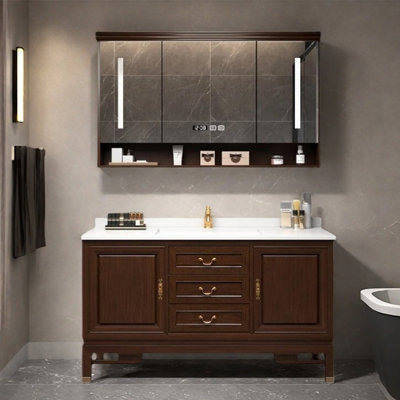 Meuble-lavabo de style américain rétro