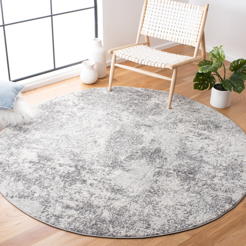 Jerilyn Abstract Area Rug, Round 201 cm