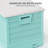 75 Gallons Plastic Foldable Deck Box Outdoor Indoor Storage Lid-116788009