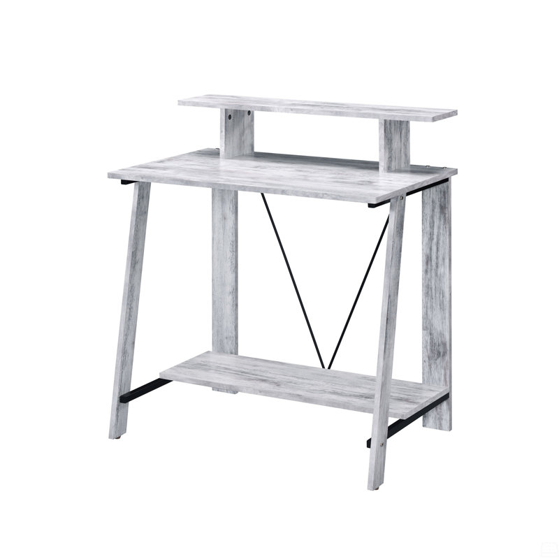 Writing Desk With Upper Shelf