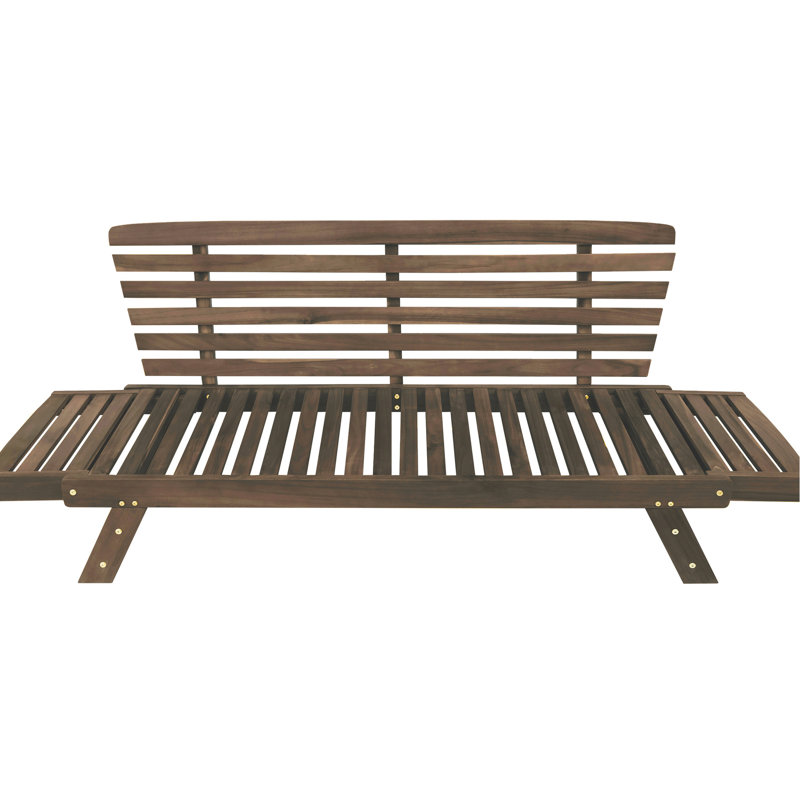 Outdoor Daybed With Adjustable Sides - Protected Cushions, Brown/gray Patio Multifunctional Use And Style Gray Brown Finish
