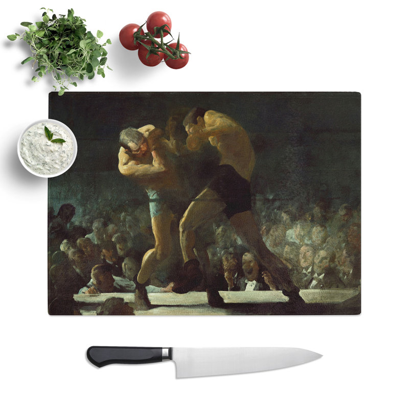 Club Night by George Bellows Chopping Board, 0.4cm H x 28.5cm W x 39cm L