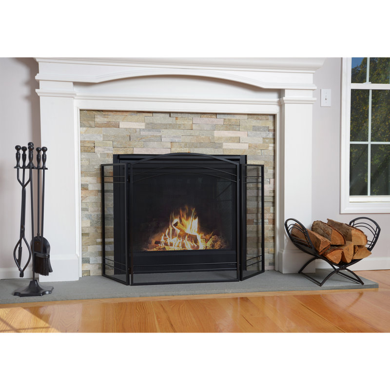 Fireplace 3 Panel Classic Screen