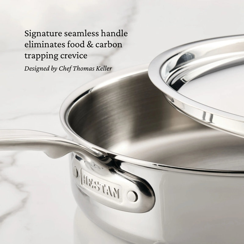 Probond® Luxe 3.5-quart Professional Clad Stainless Steel Sauté Pan With Lid