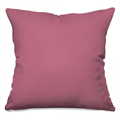 Coussins décoratifs unis à fond rose uni