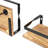 Lakye 3 Piece Wood Bracket Shelf