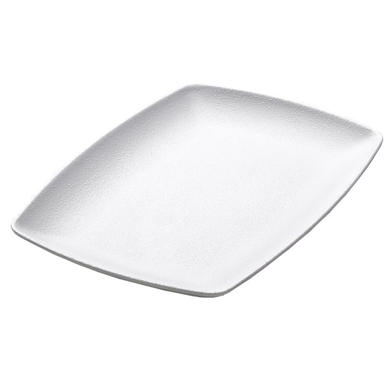 Plateau en mélamine Zen, H 1,13 po x l 15 po x P 11,38 po, Blanc