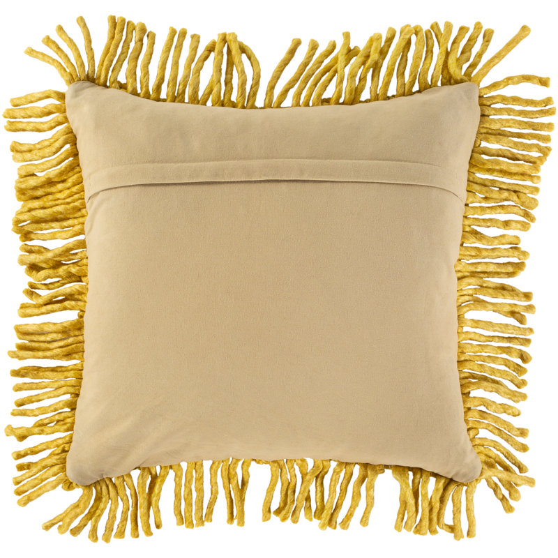  Global 0.2'' Throw Pillow Cover, Khaki/Mustard