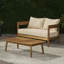 Ensemble de causeuse et table basse Elegant