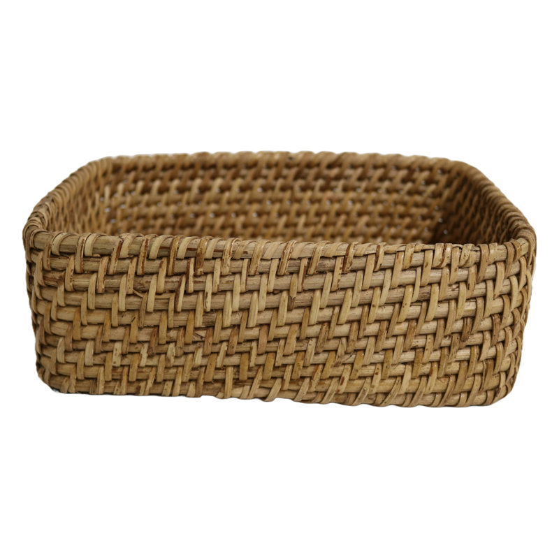 Plateau moyen en rotin 9 po Home & Manor