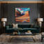 Art mural sur toile rose, Southwestern-1233821012